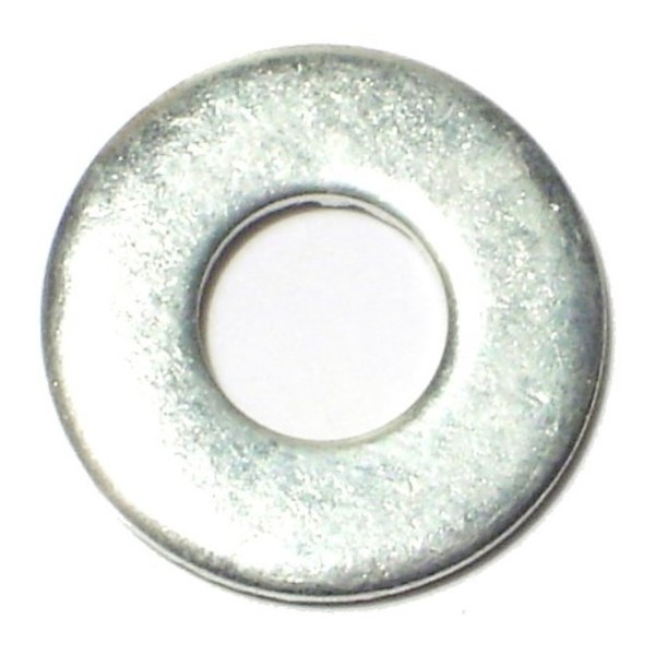 Midwest Fastener Flat Washer, Fits Bolt Size 1/4" , Steel Zinc Plated Finish, 100 PK 03826